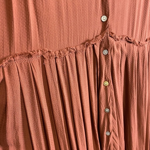 Hatch Anais Maternity Pin Dot Sleeveless Dress - Picture 7 of 9